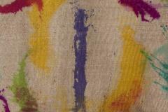 Doris Leslie Blau Collection Abstract Daliesque Blue Green White Yellow Pink Rug - 3578241