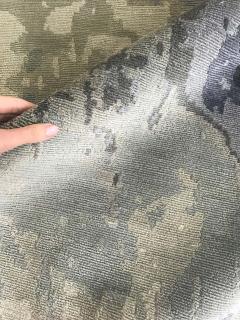 Doris Leslie Blau Collection Abstract Kusafiri Eskayel Natural Silk Rug - 3580626