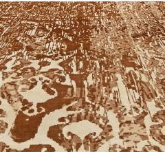 Doris Leslie Blau Collection Abstract Luria Hand Knotted Wool Rug - 3580630