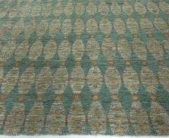 Doris Leslie Blau Collection Aegean Green Handmade Wool Rug by Bunny Williams - 3579298
