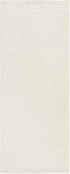 Doris Leslie Blau Collection Alpine White Handmade in Natural Lambswool Runner - 3578808
