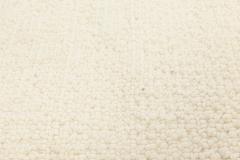Doris Leslie Blau Collection Alpine White Handmade in Natural Lambswool Runner - 3578810