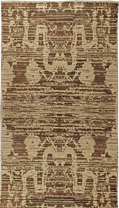 Doris Leslie Blau Collection Anatolia Traditiona Brown and Beige Wool Rug - 3579300