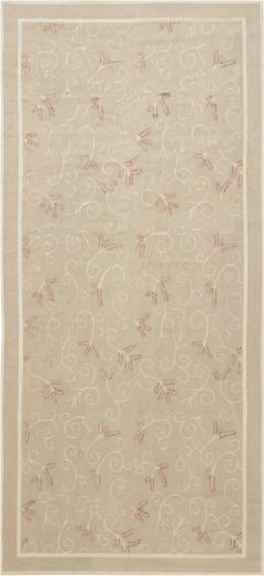 Doris Leslie Blau Collection Aubusson Beige and Pink Rug by Eric Cohler - 3580647