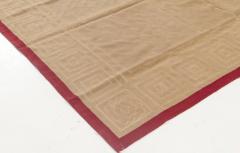 Doris Leslie Blau Collection Aubusson Brown Red Rug by Mariette Himes Gomez - 3579323