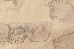 Doris Leslie Blau Collection Aubusson Design Beige Blue Needlework Rug - 3580657