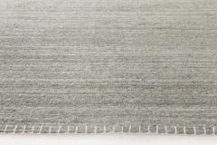 Doris Leslie Blau Collection Bauer Pattern Less Design Gray Wool Rug II - 3580703