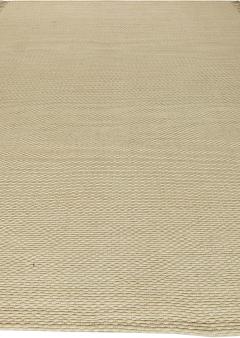 Doris Leslie Blau Collection Beige Flat Weave Wool Rug - 3586994