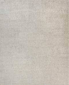 Doris Leslie Blau Collection Beige Handmade Wool and Silk Rug - 3580720