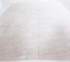 Doris Leslie Blau Collection Beige Handmade Wool and Silk Rug - 3580723