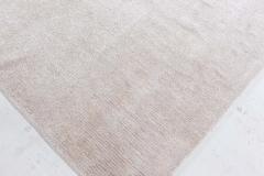 Doris Leslie Blau Collection Beige Handmade Wool and Silk Rug - 3580725