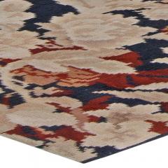 Doris Leslie Blau Collection Bessarabian Floral Design Handmade Wool Rug - 3579387