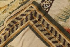 Doris Leslie Blau Collection Bessarabian Floral Design Handmade Wool Rug - 3579395