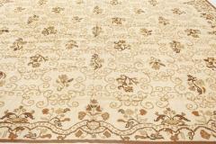 Doris Leslie Blau Collection Bessarabian Style White Beige Brown Wool Rug - 3579398