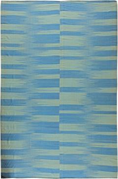 Doris Leslie Blau Collection Blue Handmade Kilim Rug - 3587067