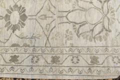 Doris Leslie Blau Collection Blue and Golden Beige Indian Inspired Design II Rug - 3578151