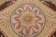 Doris Leslie Blau Collection Bold Aubusson Design Blue Brown Green Pink Rug - 3578579