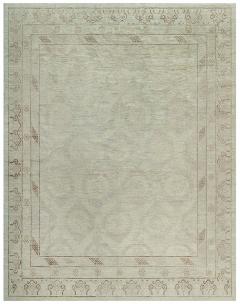 Doris Leslie Blau Collection Botanic Khotan Handmade Wool Rug - 3580781