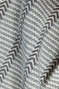 Doris Leslie Blau Collection Buxus Wool Rug in Steel Blue Gray and Ivory - 3579424