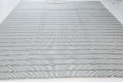 Doris Leslie Blau Collection Buxus Wool Rug in Steel Blue Gray and Ivory - 3579426