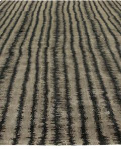 Doris Leslie Blau Collection Car Wash Striped Modern Handmade Silk Rug - 3580616