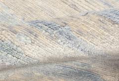 Doris Leslie Blau Collection Contemporary Dreamy Beige Blue High Low Rug - 3579430