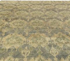 Doris Leslie Blau Collection Contemporary Mallow Mint Abstract Handmade Rug - 3579462
