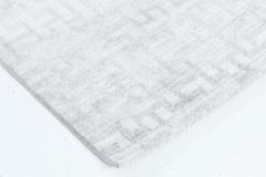 Doris Leslie Blau Collection Contemporary Runner in Gray Natural Wool - 3580865