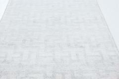 Doris Leslie Blau Collection Contemporary Runner in Gray Natural Wool - 3580866