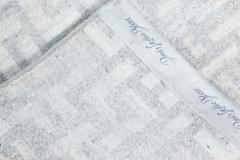 Doris Leslie Blau Collection Contemporary Runner in Gray Natural Wool - 3580869