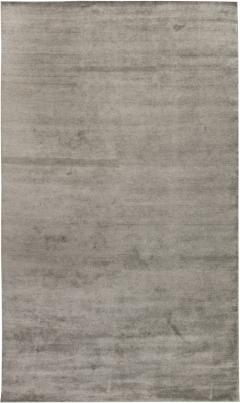Doris Leslie Blau Collection Contemporary Silver Handmade Wool Rug - 3580870