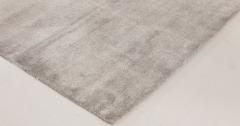 Doris Leslie Blau Collection Contemporary Silver Handmade Wool Rug - 3580876