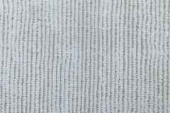 Doris Leslie Blau Collection Contemporary Solid Off White Beige Gray Wool Rug - 3578501