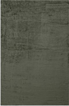 Doris Leslie Blau Collection Contemporary Solid Steel Gray Hand Knotted Silk Rug - 3578120