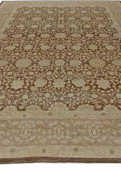 Doris Leslie Blau Collection Contemporary Tabriz Beige Brown Wool Rug - 3580884