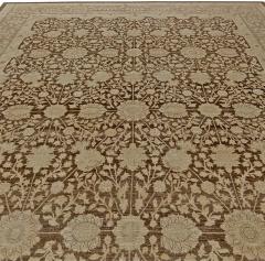 Doris Leslie Blau Collection Contemporary Tabriz Beige Brown Wool Rug - 3580885