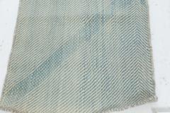 Doris Leslie Blau Collection Custom Flat Weave Blue Moroccan Style Runner - 3579809
