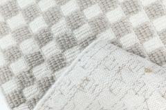 Doris Leslie Blau Collection Custom Swedish Style Gray White Runner - 3580895