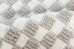 Doris Leslie Blau Collection Custom Swedish Style Gray White Runner - 3580896