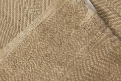 Doris Leslie Blau Collection Deux Diamond Beige and Brown Handmade Wool Rug - 3579826