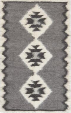 Doris Leslie Blau Collection European Folk Stamverband II Goat Hair Rug - 3580920