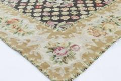 Doris Leslie Blau Collection European Inspired Bassarabian Botanic Wool Rug - 3579834