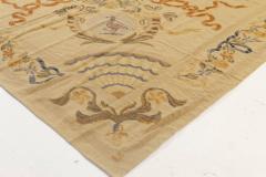 Doris Leslie Blau Collection Floral Bessarabian Design Handmade Wool Rug - 3579889