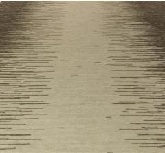 Doris Leslie Blau Collection Forel Scandinavian Style Brown Beige Wool Rug - 3579909