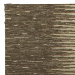 Doris Leslie Blau Collection Forel Scandinavian Style Brown Beige Wool Rug - 3579910