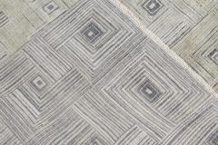 Doris Leslie Blau Collection Geometric Maze Hand Knotted Silk Rug - 3580995