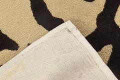Doris Leslie Blau Collection Geometric Rug by Roderick N Shade in Beige Black - 3578309