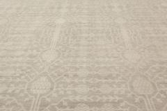 Doris Leslie Blau Collection Gray and Beige Samarkand Rug - 3586923