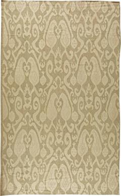 Doris Leslie Blau Collection High Quality Beige Flat Weave Kilim Rug - 3581058