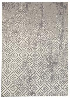 Doris Leslie Blau Collection High Quality Gray Petra Design Abstract Wool Rug - 3578859